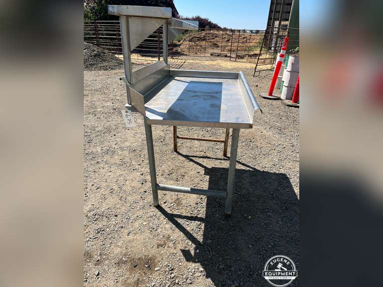 Double Tiered Stainless Work Table