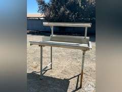 Double Tiered Stainless Work Table