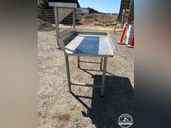 Double Tiered Stainless Work Table