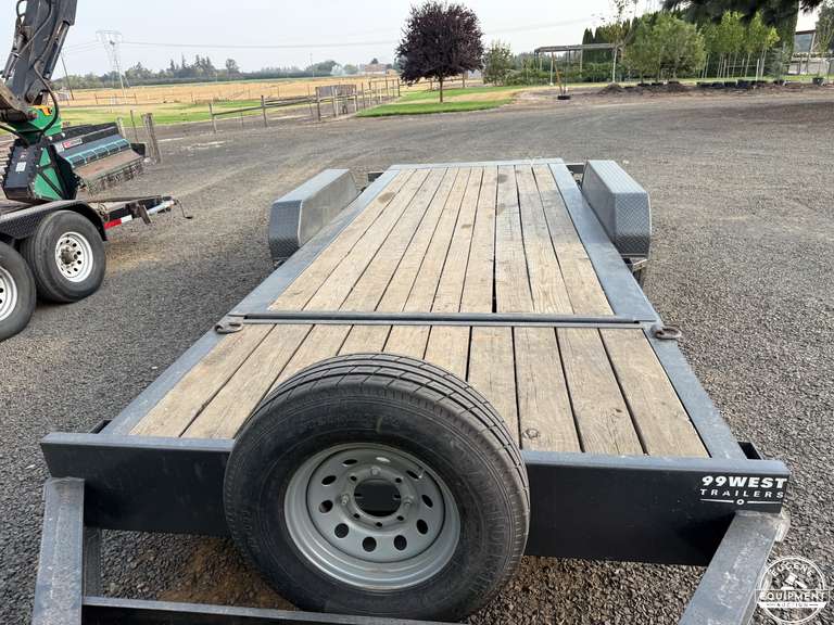 Diamond C HTL207 22'x 82 Hydr Dampened Tilt Tandem Axle Equip Trail (#6)