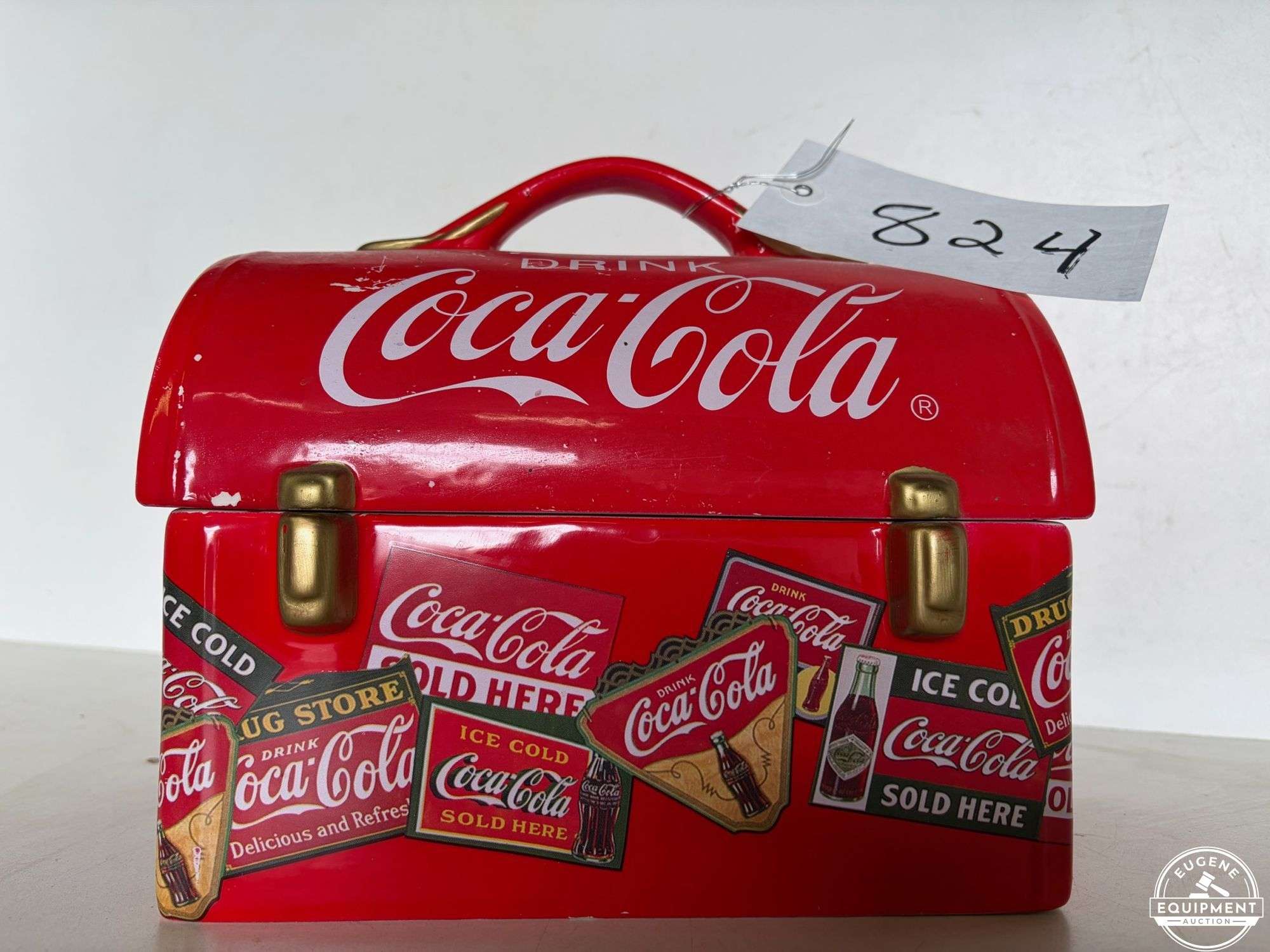 Collectible Coca-Cola Cookie Jar - Eugene Equipment Auction