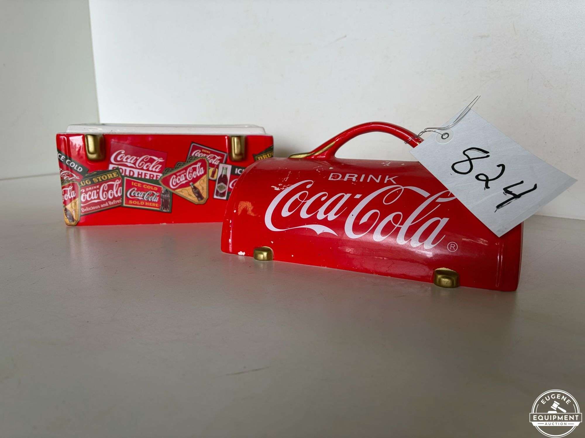 Collectible Coca-Cola Cookie Jar - Eugene Equipment Auction