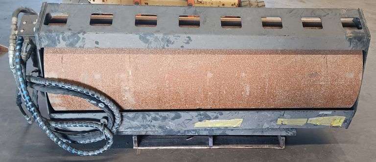 73" Hydraulic Vibratory Roller For Skid Steer, Quick Attach