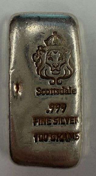 Scottsdale .999 Fine Silver, 100g