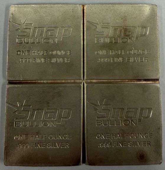 2oz Snap Bullion .999 Fine Silver Bar
