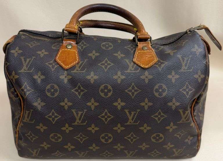 Louis Vuitton Handbag, Monogram Speedy 30 w/ COA