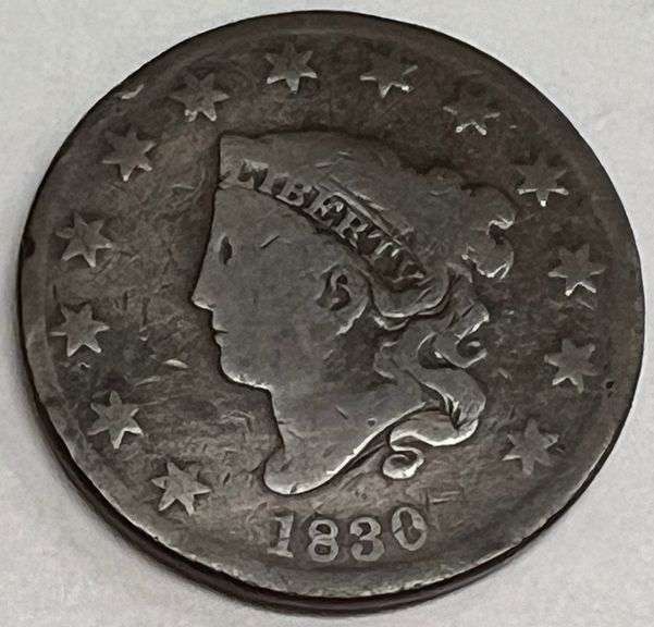 1830 US Liberty Head Large Cent