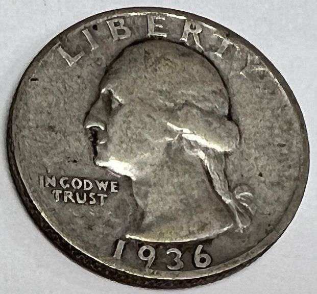1936-D Liberty Quarter Dollar