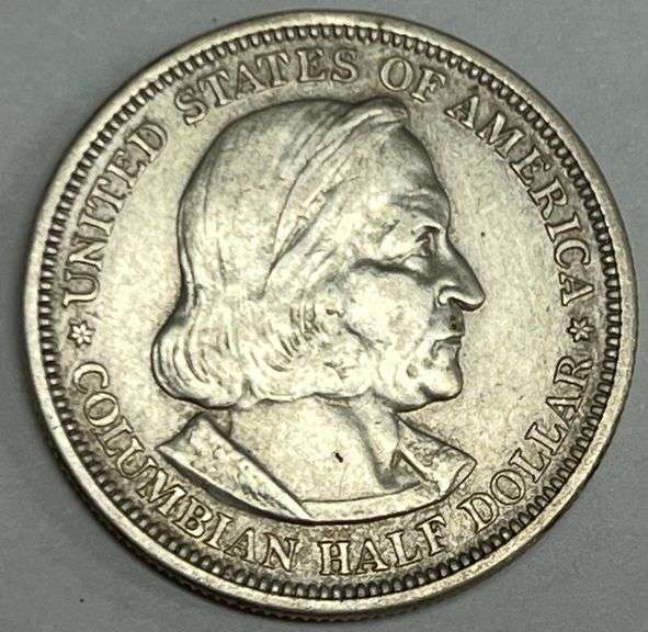 1892 US Columbian Exposition Half Dollar Silver Coin