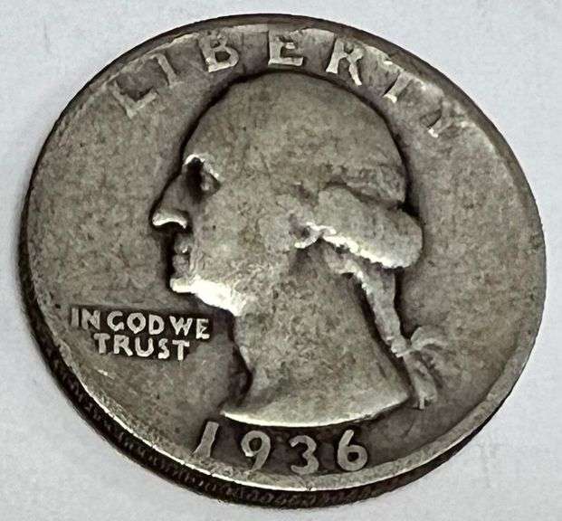 1936-D Liberty Quarter Dollar