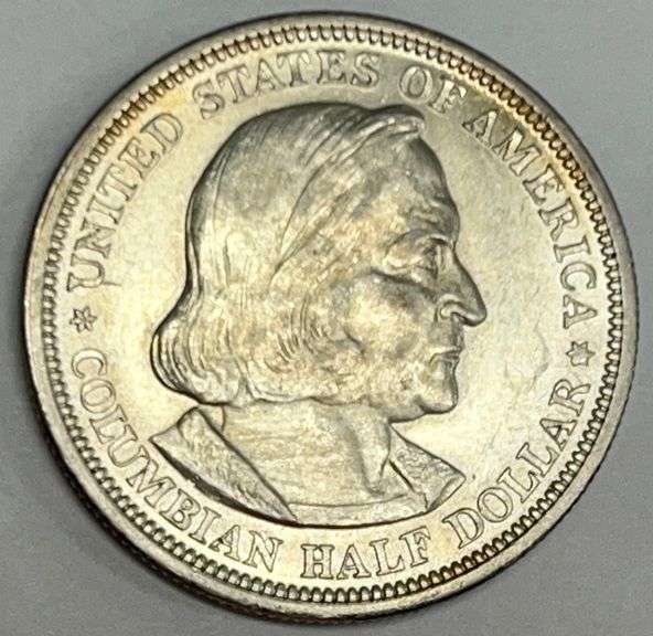 1893 US Columbian Exposition Half Dollar Silver Coin
