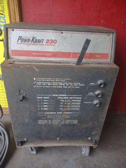 Wards Power-Kraft 230 Welding Machine, Does Work