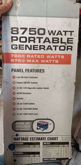 Predator 8750 Watt Portable Generator, Does Work