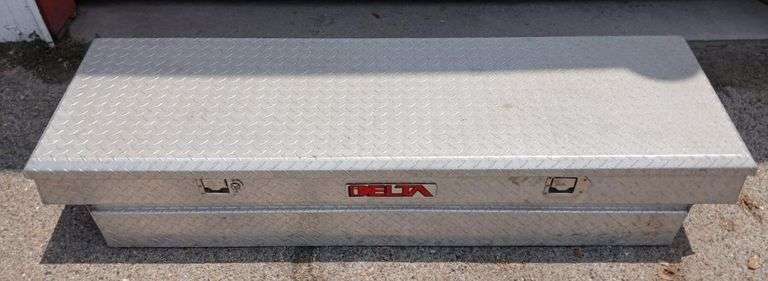 Aluminum Delta Truck Bed Tool Box, Fits Full Size Trucks