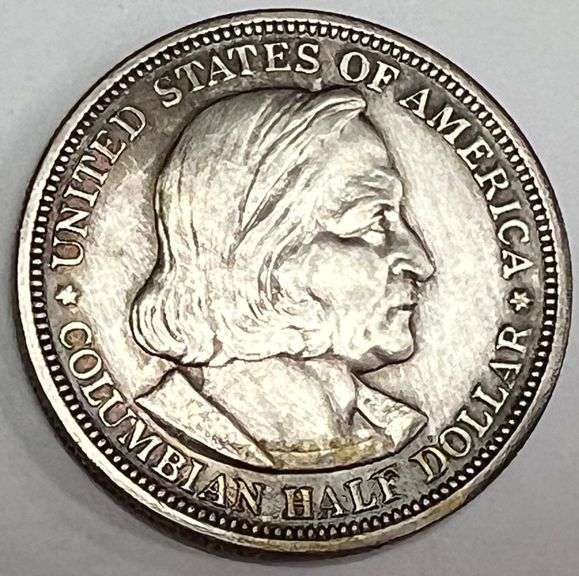1892 US Columbian Exposition Half Dollar Silver Coin