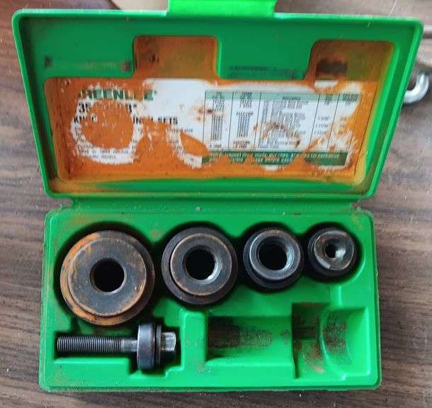 Greenlee Knockout Punch Set ELCO Auctions