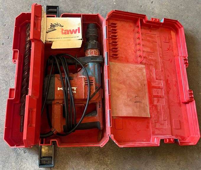 Hilti TE 24 Rotary Hammer Drill w/ Bits & Case, Does Work