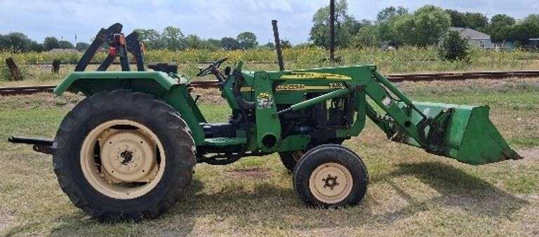 John Deere 5103 Diesel, 50hp Tractor w/ Front End Loader, 439 hours, Runs Good & Operates