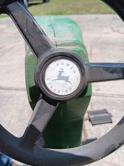 Vintage Metal John Deere Pedal Tractor