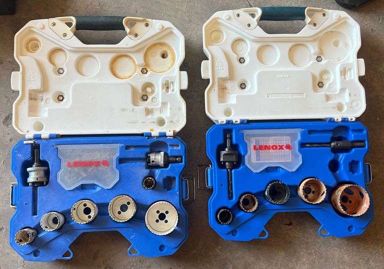 (2) Lenox 10 Piece Speed Slot Plumber's Bi-Metal Hole Saw Kit, 2 times the money