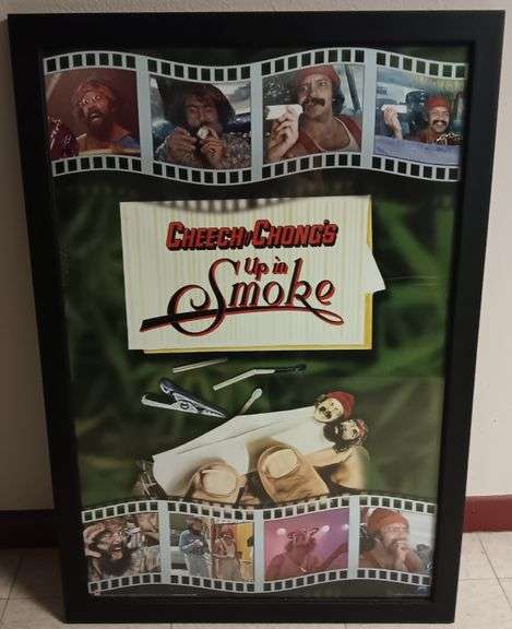 Framed Cheech & Chong "Up In Smoke" Poster