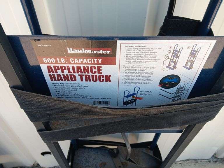 Haul Master 600lb Capacity Appliance Dolly