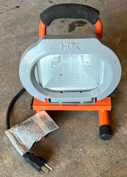 (3) HDX 250 Watt Portable Halogen Work Lights, All Do Work, 3 times the money
