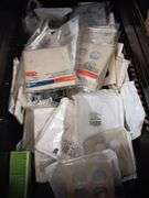 2 Filing Cabinets w/ Outlets, Outlet/Switch Covers, Circuit Breakers & Misc. Electrical Supplies