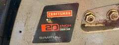 (2) Craftsman 20" Gas Powered Chainsaws w/ Cases, Both Do Work, 2 times the money
