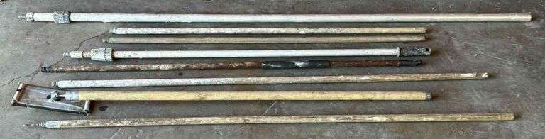 (8) Vintage Wooden Handles