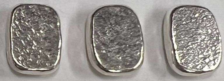 (3) 5g .999 Fine Silver Bullion Rounds, 3 times the money