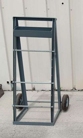Uline Wire Spool Dispensing Cart