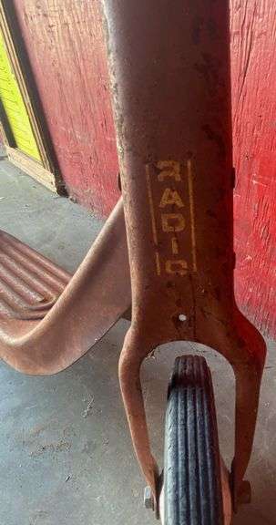 Vintage Western Flyer Bike & Vintage Radio Flyer Scooter