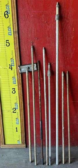 (8) Vintage Wooden Handles