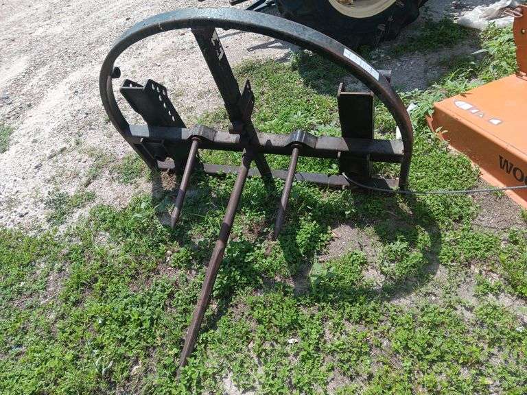 Hay Spear Attachment For Tractor Loader