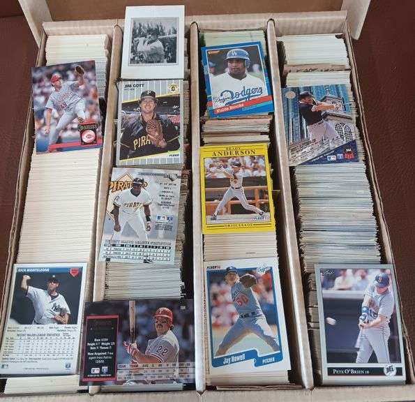 Thousands of Baseball Cards From 1988 to 1994 Donruss, Leaf & Fleer