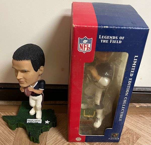 (2) Football Bobbleheads