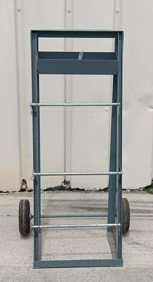 Uline Wire Spool Dispensing Cart