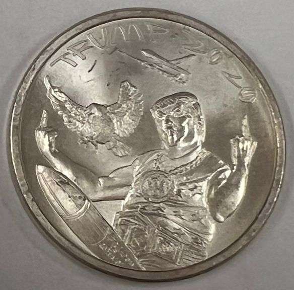 Trump 2020 1oz .999 Pure Silver Coin