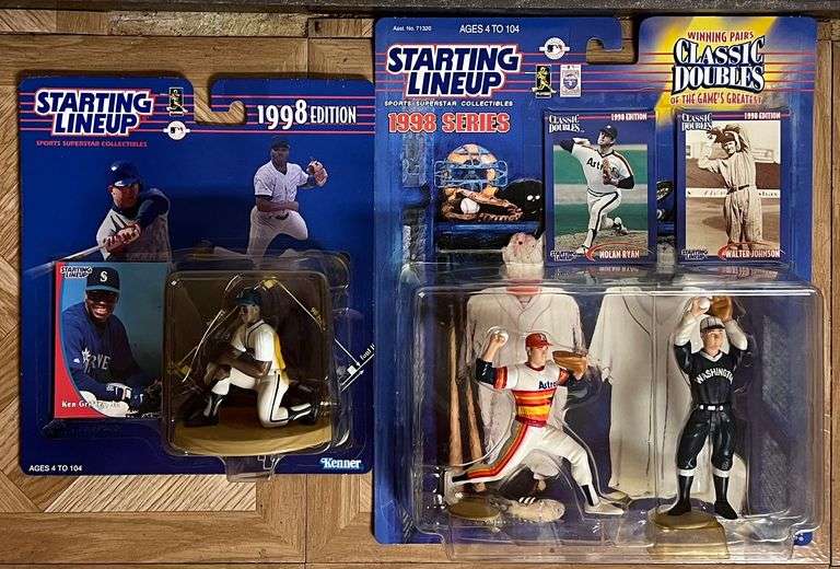 (2) 1998 Edition Starting Lineup Baseball Action Figures, All In Original Packaging