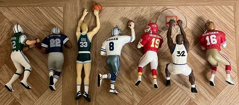 (7) Misc. Sports Players Action Figures