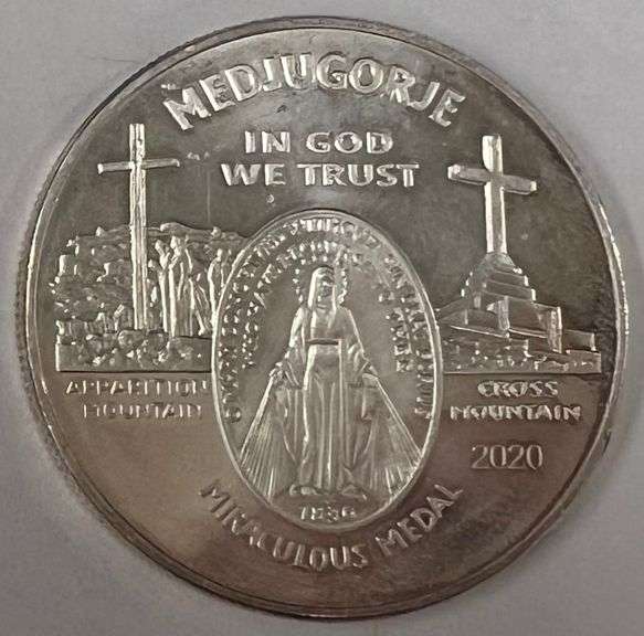 2020 "Medjugorje" 1oz .999 Fine Silver Coin