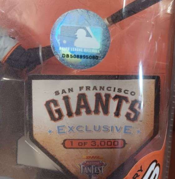 McFarland Toys MLB 2007 All Star Game Exclusive Barry Bonds #25 Action Figure In Original Package w/ MLB Hologram