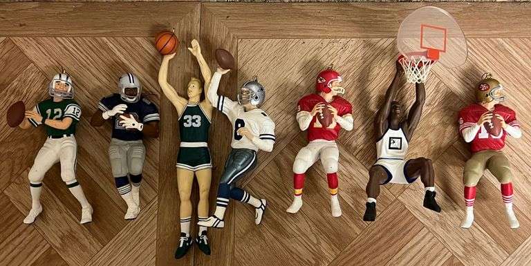 (7) Misc. Sports Players Action Figures