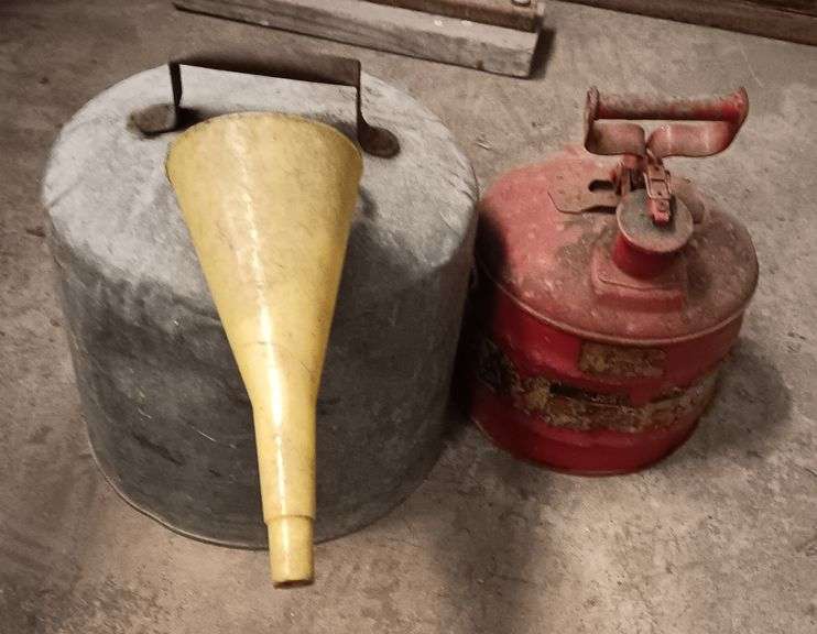 2) Metal Gas Cans