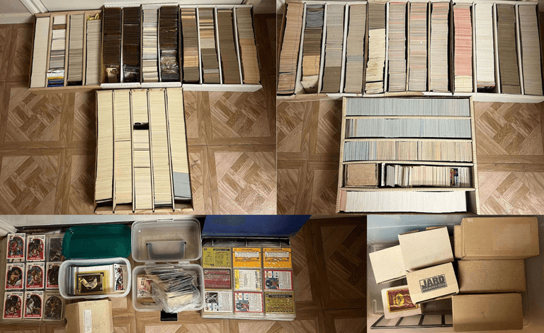 Huge Lot of Hundreds of Misc. Baseball Cards