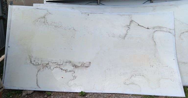 6) Acrylic Sheets  1/8" Thick Sheets of Hard Plastic 59-1/2"wx 10ft L