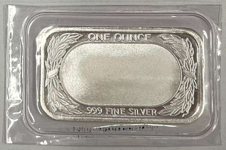 1oz American Flag .999 Fine Silver Bar