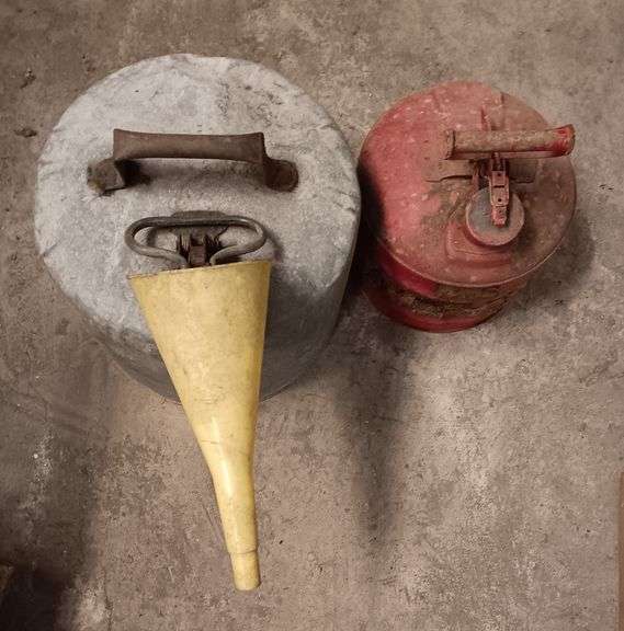 2) Metal Gas Cans