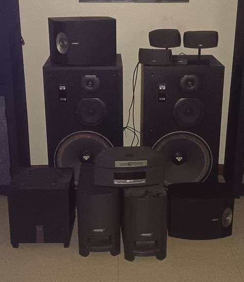 Bose Sound System & 2 Speakers